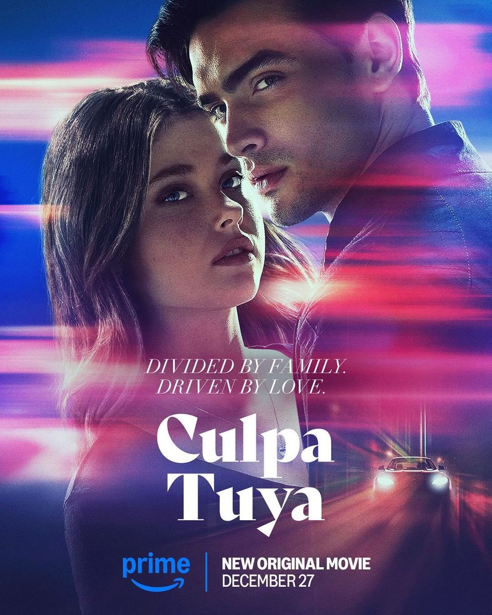 DIVIDIDOS PELA FAMILIA, MOVIDOS PELO AMOR! 

Novo poster de “Culpa Tuya”, estreia 27 de dezembro na <a href="/PrimeVideoBR/">Prime Video Brasil</a>.