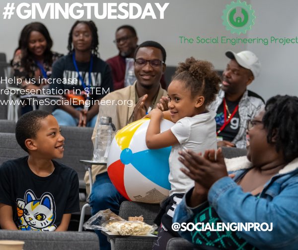 It’s that time of year again. While you contemplate supporting various causes, please do not forget about our mission of increasing representation in the tech/#STEM field! eepurl.com/i5qc6Q #GivingTuesday #TheSocialEngineer