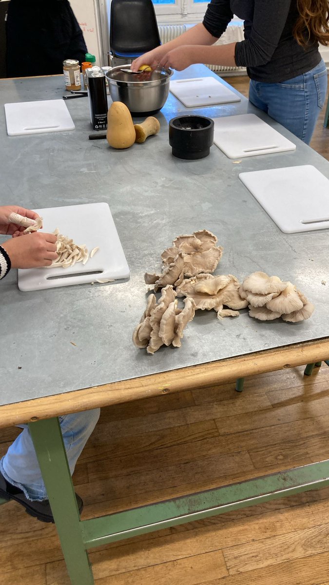 Atelier sur l'alimentation durable à l'académie du climat ! 

Pita champignons rôtis et crème de butternut 🥙😋