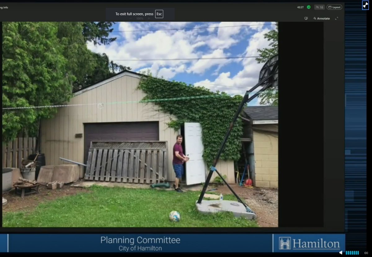 pothen's tweet photo. Talking with @cityofhamilton Planning Committee about the vital role family SIZED laneway & garden homes play in curbing sprawl & shutting down the sprawl lobby's dishonest demands for boundary expansion.
Limiting ADUs to 1 storey would be a betrayal of the #StopSprawl movement. https://t.co/NDJkk2Er1Z