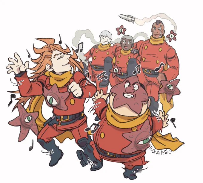 神速の改造戦士(サイボーグ)20話「熱線銃」配信中です!…………  今週は48,39チームの活躍です。ドルフィンキック! #サイボーグ009 #神ゼロ このイラストは石森プロの許諾を得ています 