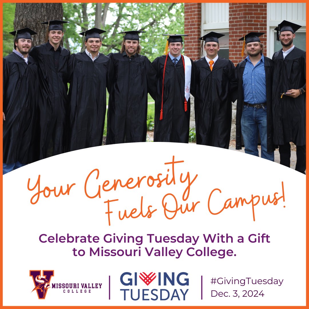 This #GivingTuesday, join us in supporting Missouri Valley College students, faculty, and programs that make our campus a thriving, dynamic place. Every gift, big or small, helps fuel the future of MVC!

🔗  host.nxt.blackbaud.com/donor-form?svc…

#GiveMVC #ValleyPride #GivingTuesday2024