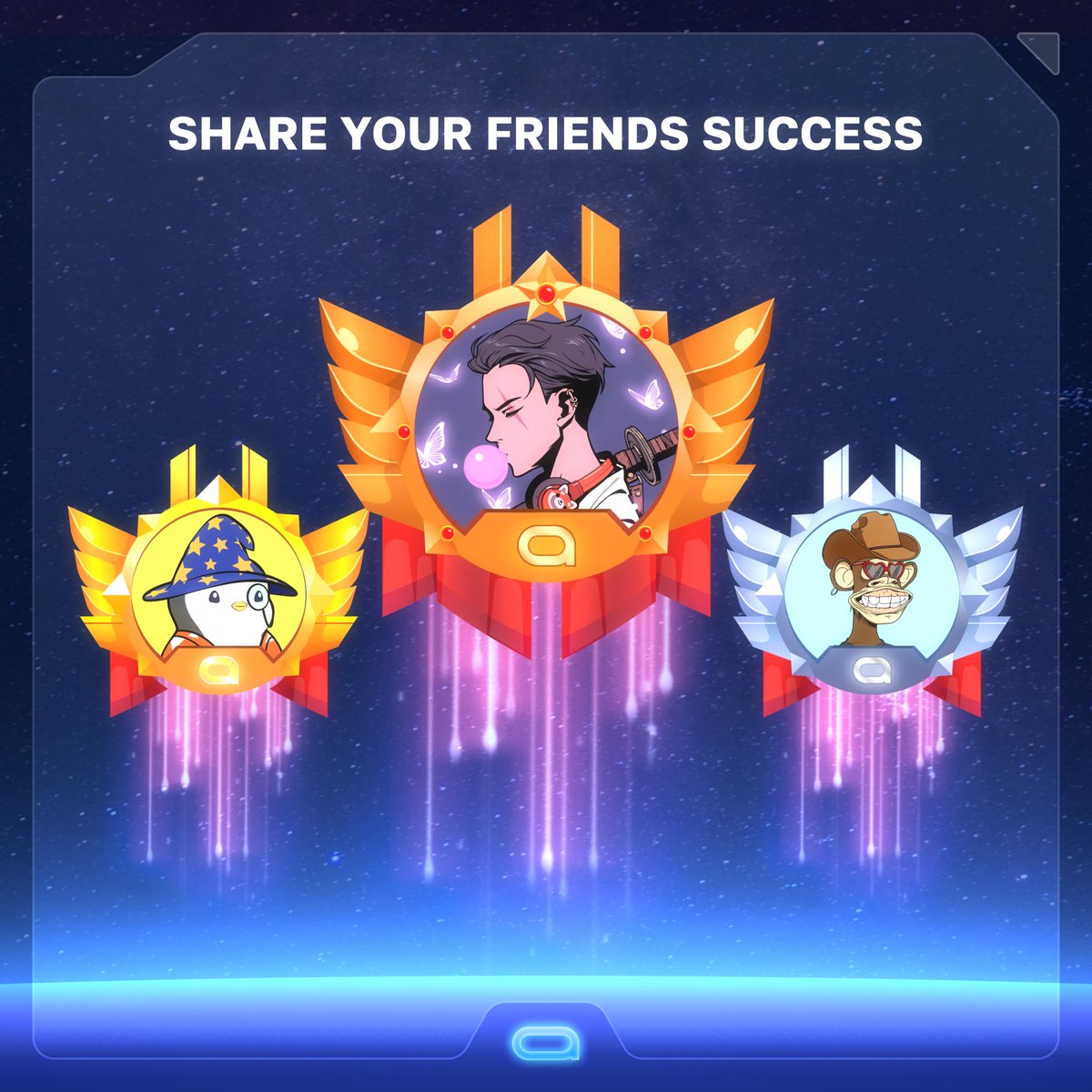 🟠 Turn Referrals into Rewards

Sponsor your friends on Spaace and share their success on a daily basis:

🔸Earn up to 50% bonus on $SPAACE Cashback generated by referees
🔸Gain up to 50% extra on $SPAACE Staking Rewards they earn
🔸Collect 5% bonus on Battle Pass XP they