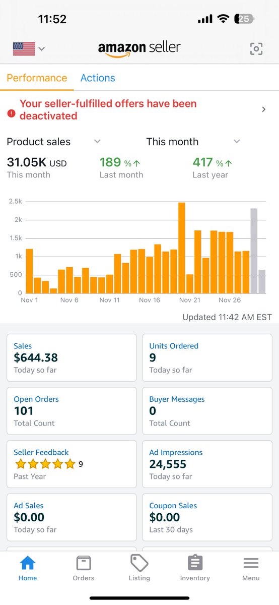 SeroMike's tweet image. Blessed to have so many positive people in my circle to push me to grind on Amazon. Much more to come, first 30k month. #amzseller #Amazon #fbaseller 

@ThunderFBA @flips4miles @RFAfitness @fieldsofprofit @fba_elijah @NickTheReseller