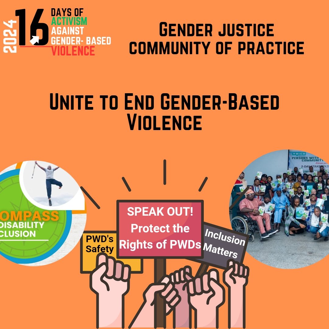 GenderJstCoP's tweet photo. Today, on International Day of #PWDs we reaffirm our commitment to protecting the #rights of PWDs, especially against violence.

The #VAPPAct ensures safety, dignity &amp; justice for all. Let’s amplify awareness this #16DaysOfActivism 

#genderjstcop #EndViolence #InclusionMatters https://t.co/vj5OCWVTib