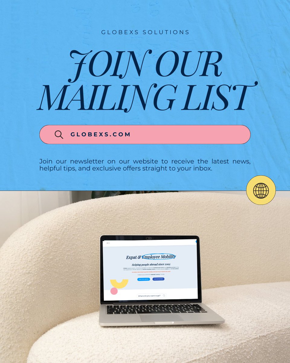 🌍✨Stay in the know with Globexs! ✨🌍

Are you an expat, business professional, or someone in need of reliable rental solutions across Europe? Subscribe to our newsletter to get the latest updates on corporate rentals and exclusive offers.