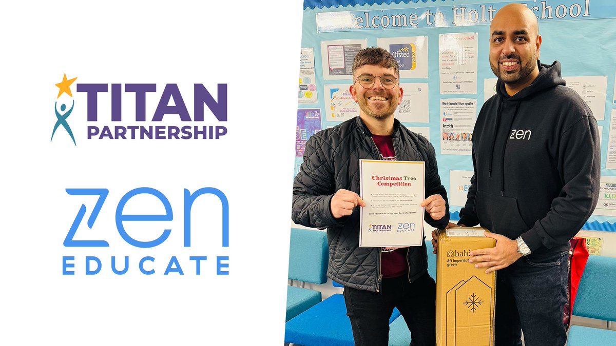 Titan Partnership #ThinkTitan (@titanbirmingham) on Twitter photo Titan Partnership & <a href="/ZenEducate/">Zen Educate</a> delivered trees for our Christmas Tree Decorating Competition! 🎅✨
Schools in the Titan network are competing for amazing prizes donated by Zen Educate. We Can’t wait to see the creativity of schools across the network! 🏆🎄 Titan Partnership & <a href="/ZenEducate/">Zen Educate</a> delivered trees for our Christmas Tree Decorating Competition! 🎅✨
Schools in the Titan network are competing for amazing prizes donated by Zen Educate. We Can’t wait to see the creativity of schools across the network! 🏆🎄
