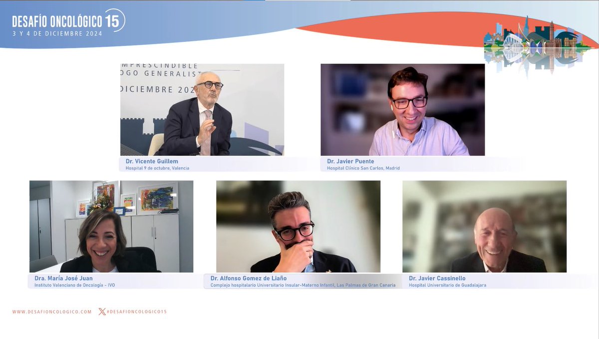 Surgen risas…

Un toque de humor en el debate! 😉

👨‍⚕️Dr. vicente Guillem <a href="/guillem3vicente/">Vicente Guillem</a> 
👨‍⚕️Dr. Javier Puente <a href="/docjavip/">Javier Puente</a> 
👩‍⚕️Da. Mª José Juan <a href="/mjuanfi81/">MJosé Juan</a> 
👨‍⚕️Dr. Alfonso Gomez de Liaño <a href="/Uro_Oncologist/">Alfonso Gómez de Liaño</a> 
👨‍⚕️Dr. Javier Casinello <a href="/Jacaes1Jacaes1/">Javier Cassinello</a> 

#desafioncologico15