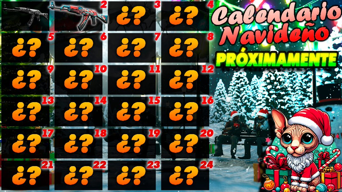 kaeryyka's tweet photo. SEGUNDO DÍA DEL CALENDARIO 🎄

🎁 Ak-47 Point Disarray

✅RT and Like
✅Follow @kaerykaSORTEOS 

⏰Cada semana se darán ganadores 🥰