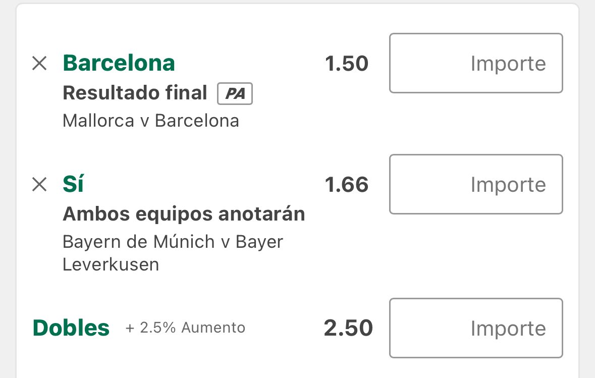 DurdenPicks's tweet image. Les dejamos las primeras 3 jugadas del día.

Deja tu 🍀 de la suerte. Da RT para que más gente gane con nosotros 🤑 💵