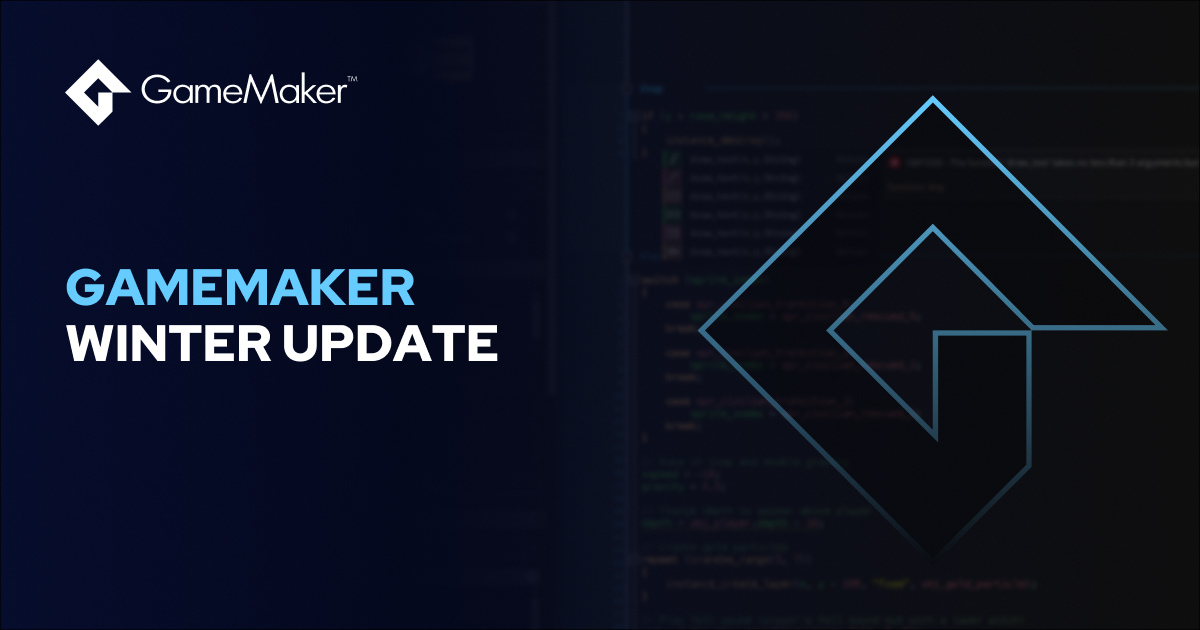 It's time for GameMaker Winter Update - in blog form!
Find out a little about what's upcoming from us in 2025 and then drop into ⁠our forum or Discord to ask us any questions about our plans for the future of GameMaker.

🔗 gamemaker.io/en/blog/winter…