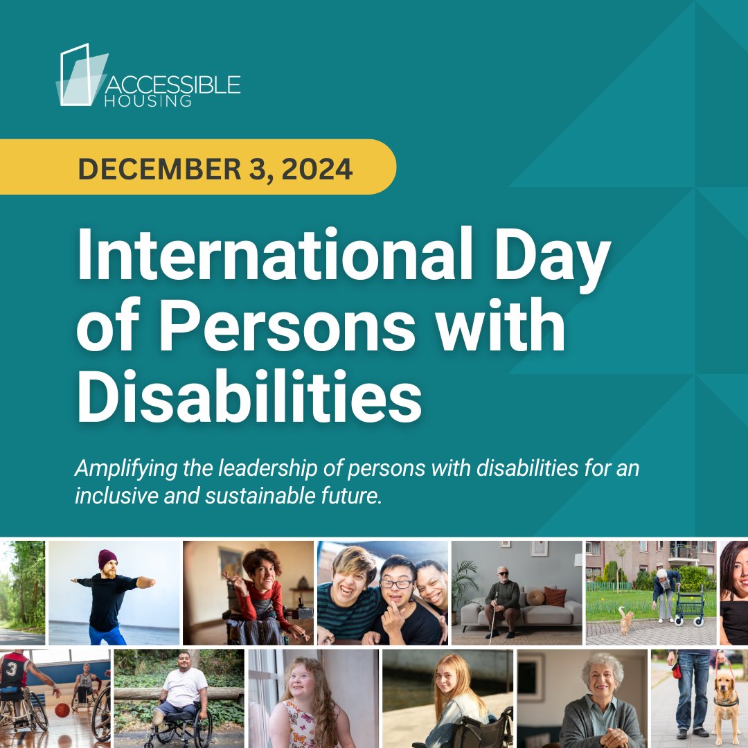 Today, Dec 3rd, is International Day of Persons with Disabilities! This year’s theme, “Amplifying the leadership of persons with disabilities for an inclusive &amp; sustainable future,” celebrates a vital role in creating a barrier-free world. #IDPD #Inclusion #AccessibilityMatters