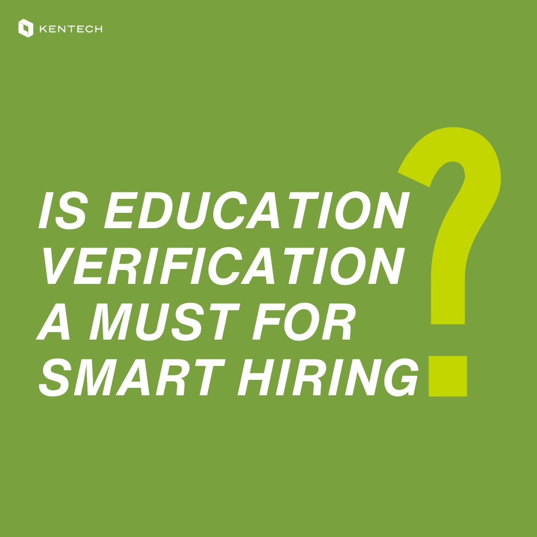eKentech_'s tweet image. Is education verification a must for smart hiring? 🤔 Let’s hear your thoughts! Could skipping this step put your business at risk? 

Stay tuned for some surprising stats in our next post! 
👀

#SmartHiring #EducationVerification #BackgroundCheck #KENTECH