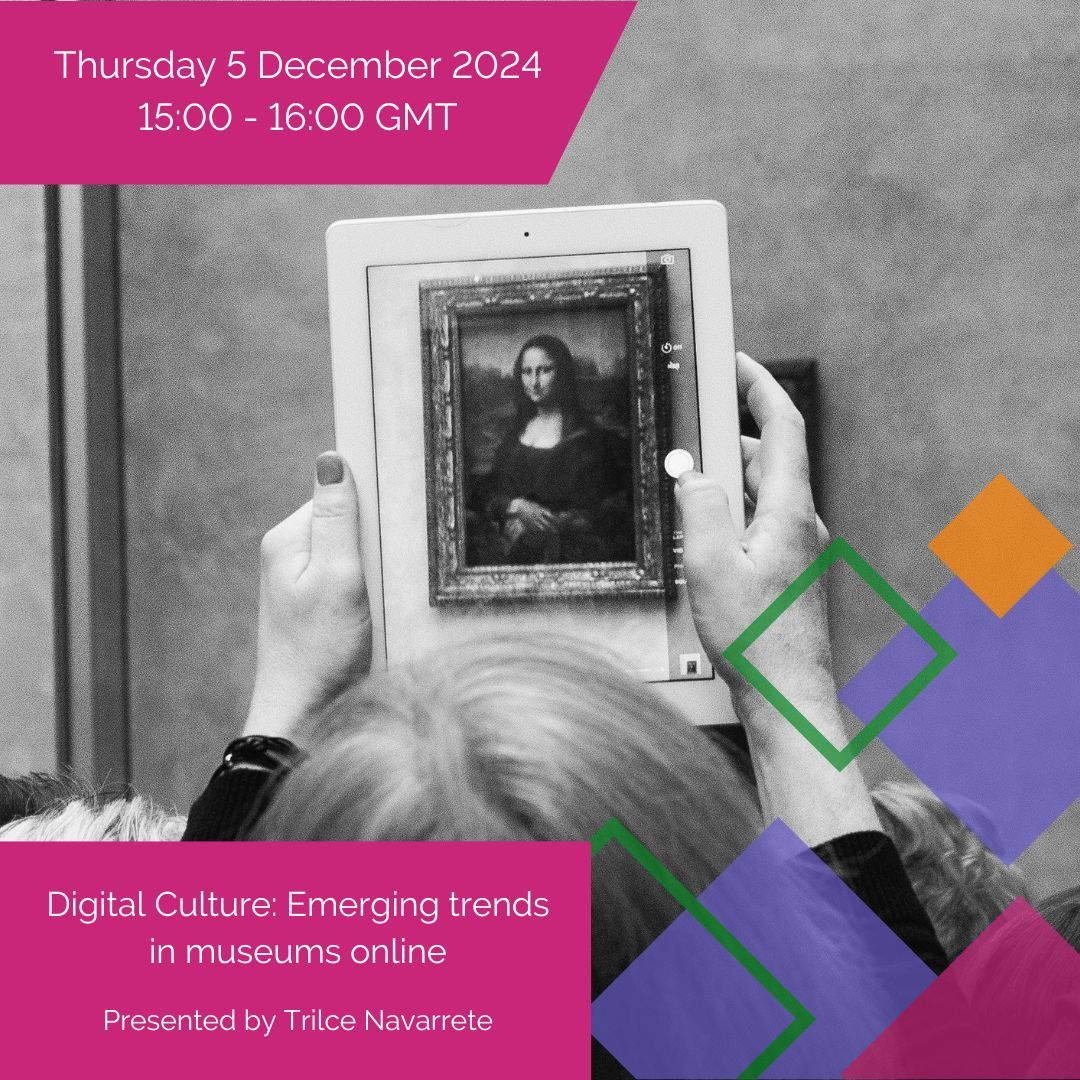 CreativePEC's tweet image. Join us this Thursday for a creative economy seminar delivered by @TrilceNavarrete 

Digital Culture: Emerging trends in museums online

Sign up now: buff.ly/3OpUPbc