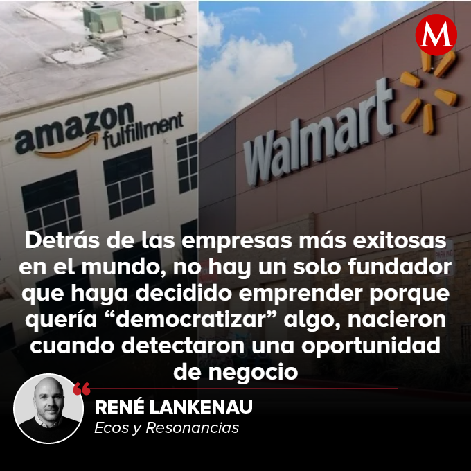 Milenio (@milenio) on Twitter photo #EcosYResonancias | "Las historias de creación de las grandes empresas tienen en común dos cosas: hay un momento en el que alguien detecta esa oportunidad y en el cual se obsesiona por desarrollar un modelo que le permita ganar dinero"
Lee la columna de <a href="/renelankenau/">Rene Lankenau</a> #EcosYResonancias | "Las historias de creación de las grandes empresas tienen en común dos cosas: hay un momento en el que alguien detecta esa oportunidad y en el cual se obsesiona por desarrollar un modelo que le permita ganar dinero"
Lee la columna de <a href="/renelankenau/">Rene Lankenau</a>