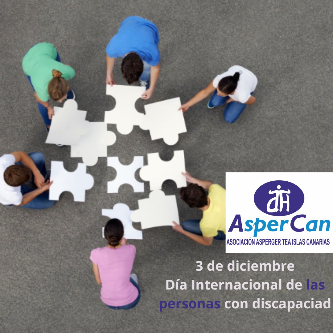 Hoy 03 de diciembre celebramos el día de la igualdad, de la inclusión, y la equidad para todas las personas.

#aspercan
