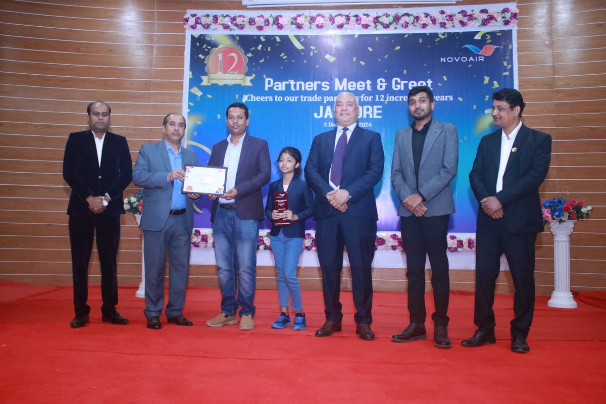 tktraveltours's tweet image. We are grateful to have received the honor "Gold Award" from “NOVOAIR AWARD OF DISTINCTION 2023 &amp;amp; 2024”. Thanks to everyone for trusting our commitment to service and reliability for the years.

#tktravelandtours #novoair #goldaward #Bangladesh #flight