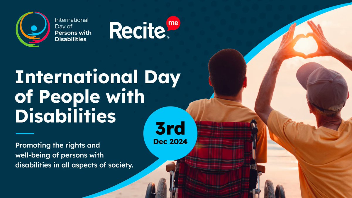 Today, on IDPD 2024, we’re celebrating the rights and inclusion of people with disabilities in every part of society.
We work with @ReciteMe to offer assistive technology on our website : lindsays.co.uk
#IDPD #Inclusion #Accessibility