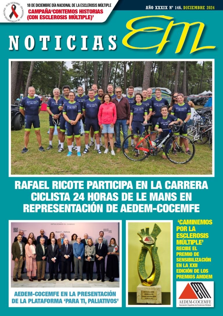aedemesclerosis's tweet photo. 🔺 Ya podéis descargar nuestra revista NOTICIAS EM 146. 👇
➡️ https://t.co/t64czTkiVZ 
En este número hablamos sobre avances en el tratamiento de la EM, la conducción de vehículos y la importancia de la adherencia terapéutica en #esclerosismúltiple. Deseamos que os guste. https://t.co/Vs7HwcLWWL