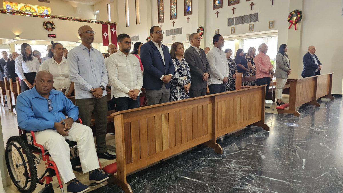 gabrielmercedez's tweet image. MISA DE ACCIÓN DE GRACIAS, en conmemoración al Día Internacional de Discapacidad. @ConadisRD 

Con la presencia del presidente del Consejo Nacional #Conadis @BennyMetz y su director ejecutivo Lic. Alexis Alcántara.