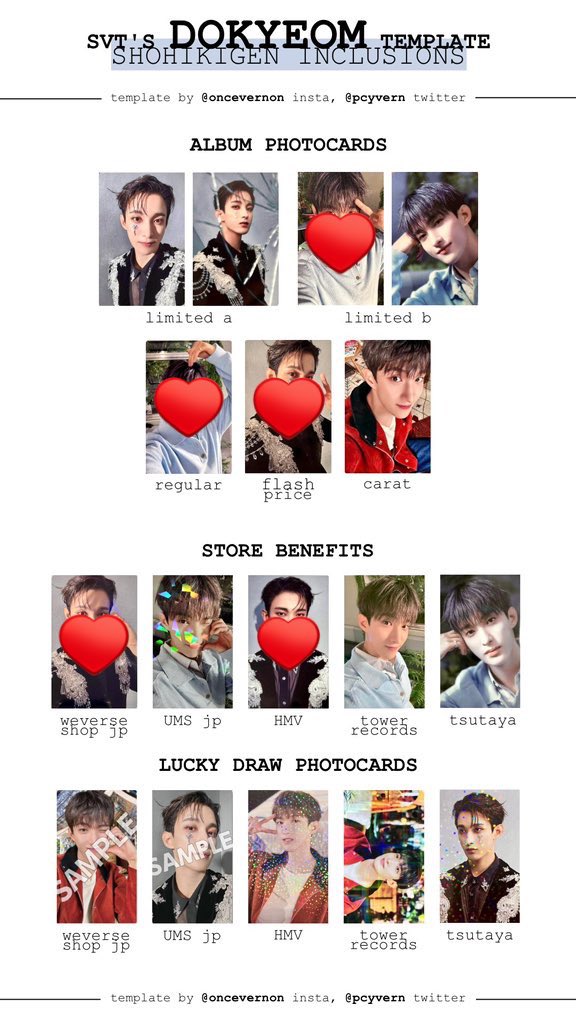 SEVENTEEN セブチ トレカ  交換 
消費期限

譲 : 画像 1

求 : 画像 2ドギョム (♥️以外)

⚠️同種異種なんでも検討
⚠️まとめて交換優先

★ 郵送のみ
★ スリーブ＋硬質ケース＋防水対策

交換可能な方は、
写真提示の上リプorDMお願い致します