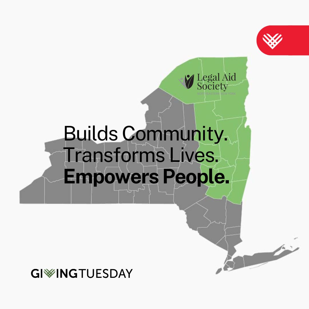 LASNNY's tweet photo. 🌟 This giving season, make a real difference in your community by supporting The Legal Aid Society of Northeastern New York. 💙 https://t.co/R9xM2tPgFW https://t.co/iloM8HAiD2