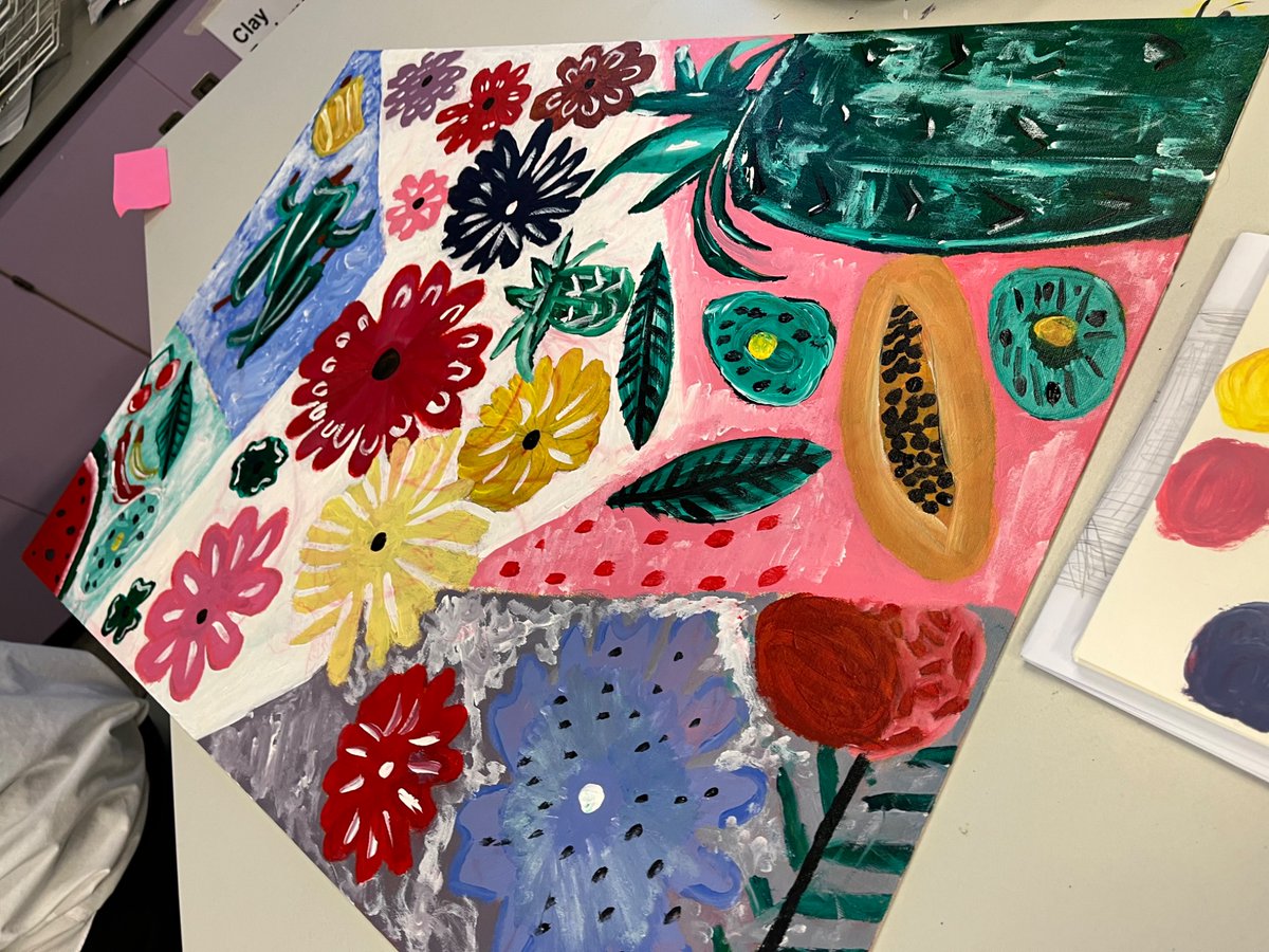 artcurriculum's tweet photo. @chelseaacademy Yr11 GCSE Art mock exam in full flow https://t.co/kO5xynJw9J