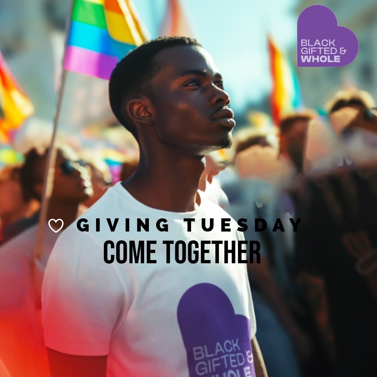 BGW_Org's tweet photo. 🖤💜 This #GivingTuesday, support Black queer excellence with Black, Gifted &amp; Whole! We’ve awarded over $125K in scholarships to 25+ Black queer students. Help us continue this vital work as we approach our 10th year.

📲 Donate today: https://t.co/0lLofLGTrg

#blackgiftedwhole https://t.co/3ja5NdESoY