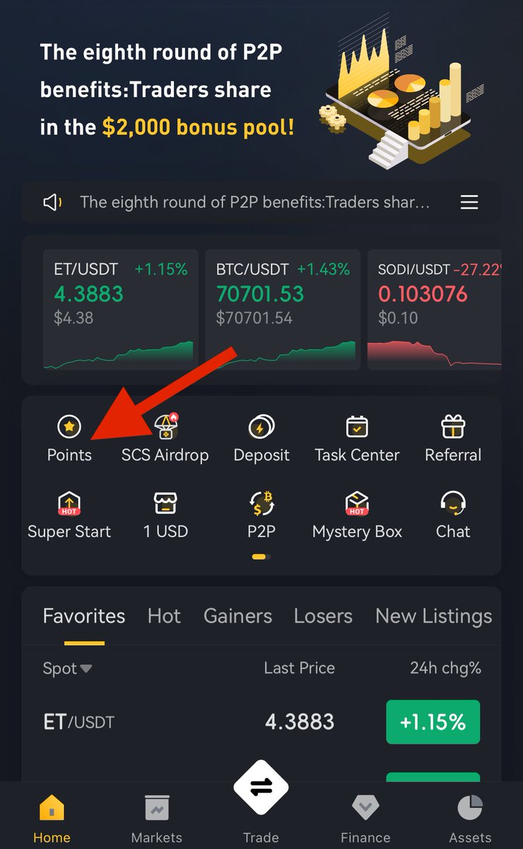 BigDott50's tweet image. The Biggest #SCS Coins Airdrop Event of @SuperExet ! $SCS Similar $BNB

Earn Points Through Daily Sign-Ins, Futures Trading &amp;amp; Inviting Friends ! 

Register Link👇👇

app.superex.live/register?invit…

Note - Points Will Exchange With SCS Tokens

#Crypto #BNB #CORE #Airdrop #Bitcoin