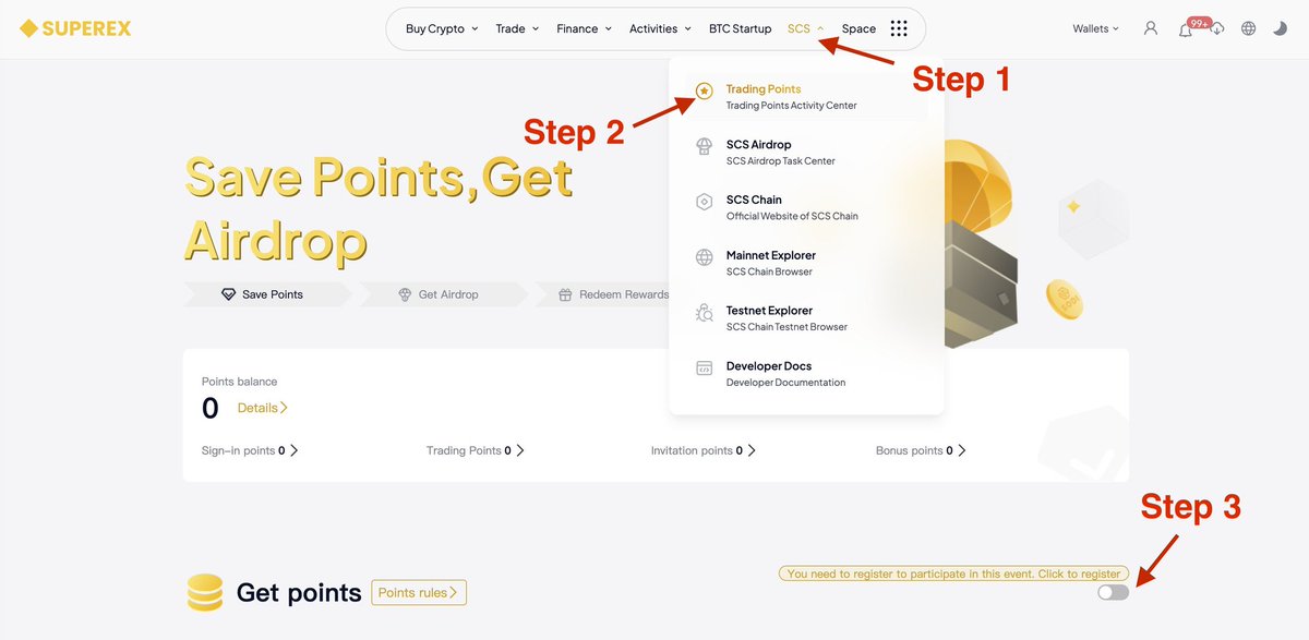 BigDott50's tweet image. The Biggest #SCS Coins Airdrop Event of @SuperExet ! $SCS Similar $BNB

Earn Points Through Daily Sign-Ins, Futures Trading &amp;amp; Inviting Friends ! 

Register Link👇👇

app.superex.live/register?invit…

Note - Points Will Exchange With SCS Tokens

#Crypto #BNB #CORE #Airdrop #Bitcoin