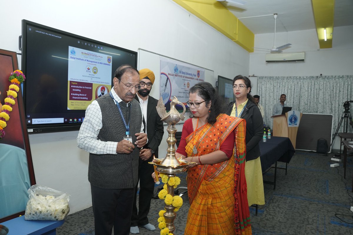 BIMHRD_SBS's tweet image. A successful 6-day FDP on Financial Modelling concluded! Participants gained practical knowledge & industry insights. #FinancialModelling #FacultyDevelopment #AICTE #ATAL #BIMHRD #SBUP