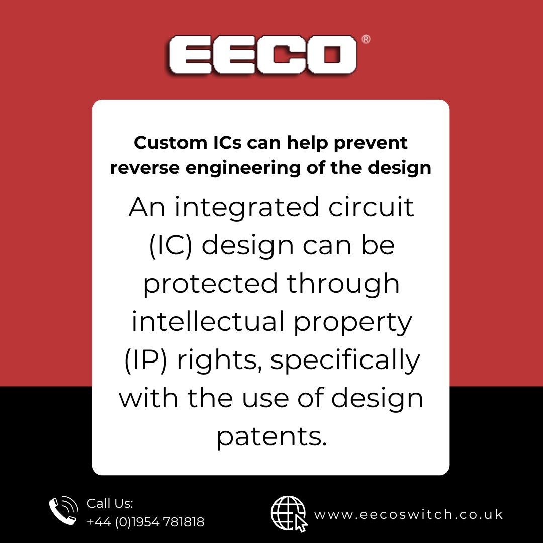 EECOSWITCH's tweet image. Custom IC&apos;s can help prevent reverse engineering of the design...

Learn MORE: eecoswitch.co.uk

#switches #IC #switchdesign #eecoswitch