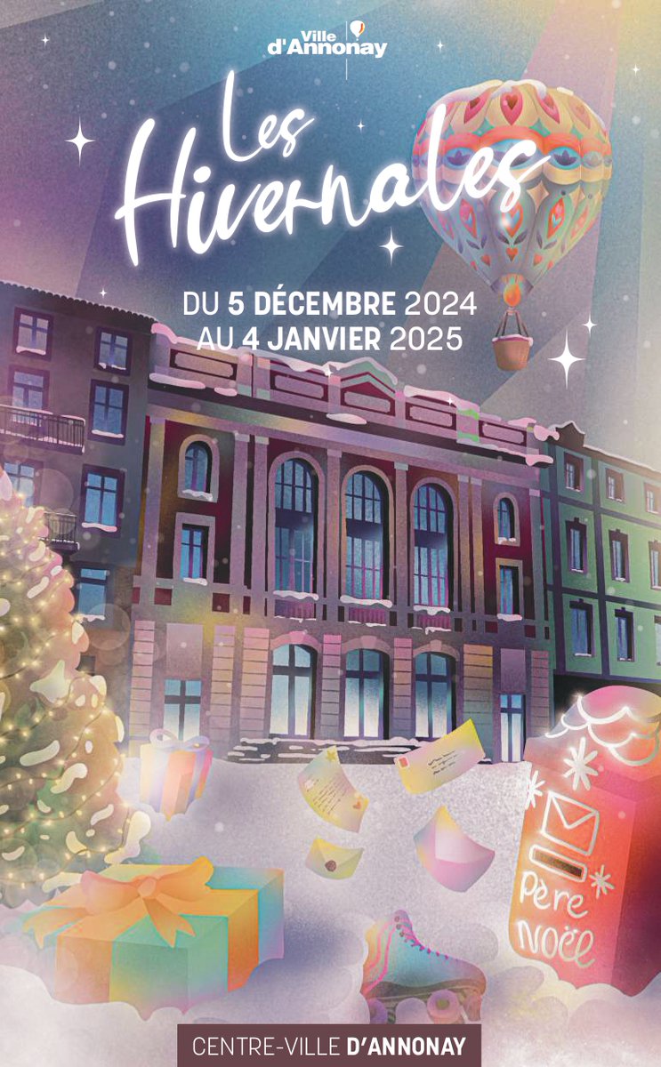 Les Hivernales sont de retour à Annonay pour cette année ! bit.ly/NoelArdeche2024