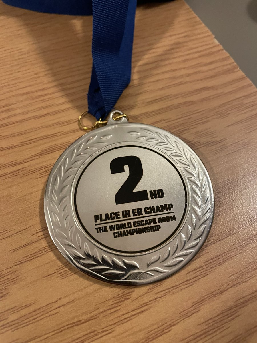 I am BEYOND HYPE to report that we (United Discord) took down 2nd place in the ER CHAMP Escape Room World Championships in Prague! It was an amazing event filled with nothing but the best people - you can bet we’re coming for that top spot on the podium next year! 😁