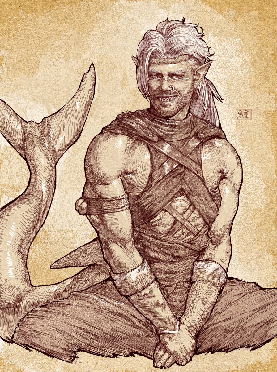 #Shifter with attributes instead of beast 👀 || #dnd 
Commission for facebook client - #opencommissions
.
.
.
#dndart #DnDcharacter #dndartist #digitalart #art #sketchart #ttrpg #mtg #conceptart