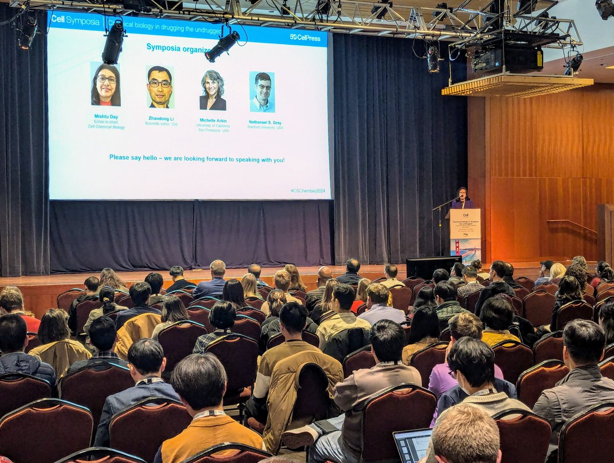 CellSymposia's tweet image. Kicked off #CSChemBio2024 with an outstanding opening keynote by Kevan Shokat @kevansf and anniversary celebrations for @CellChemBiol (30th) and @CellPressNews (50th) at the welcome reception with our partners @UCSF. @Cancer_Cell