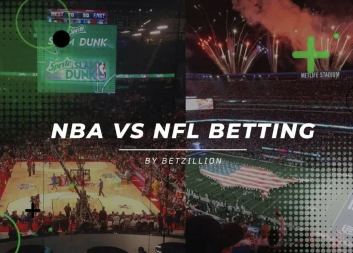 BetZillionX's tweet image. NBA 🆚 NFL BETTING | #BettingBlog

The  #NFL and #NBA are two of the most popular sports leagues in the world. However, while they both attract a lot of betting, some punters claim to prefer one over the other. Understandably, the NFL and NBA are different sports, each with its…