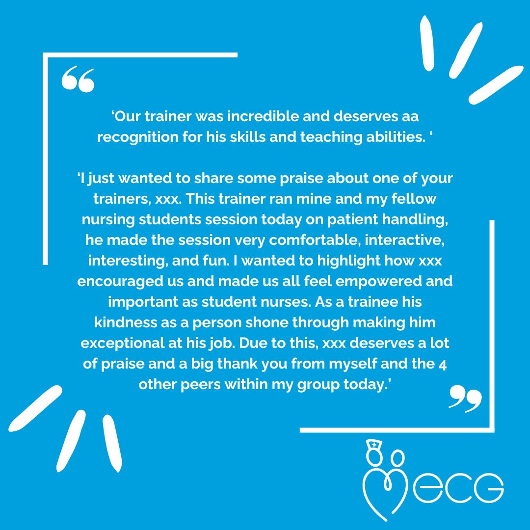 ECG_MK's tweet image. Some amazing #feedback from a #manualhandling #training session! 💬

If you would like to book your own moving and handling training, please email bookings@ecgtraining.co.uk .