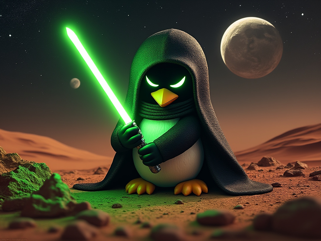 Welcome to the X-side of Darkdth 🥳 - Last night I upgraded to Premium - love it! Here is my avatar on Mars  made by Grok