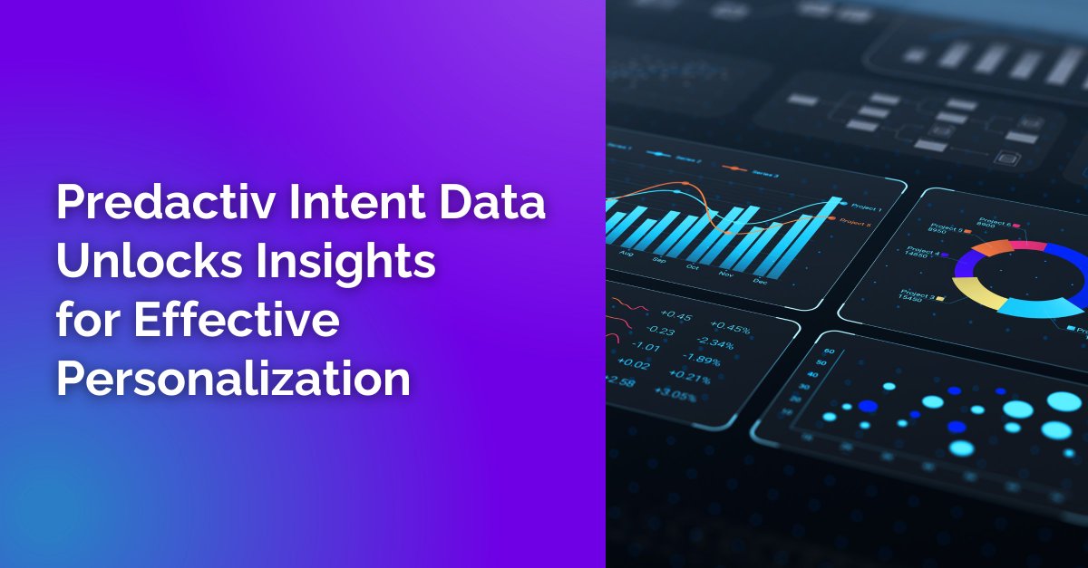 Your first-party data is powerful, but it can leave gaps in your understanding of consumers.

Combining your data with Predactiv’s real-time consumer intent data enables you to have a comprehensive view of consumers, unlocking unmatched insights for highly personalized and