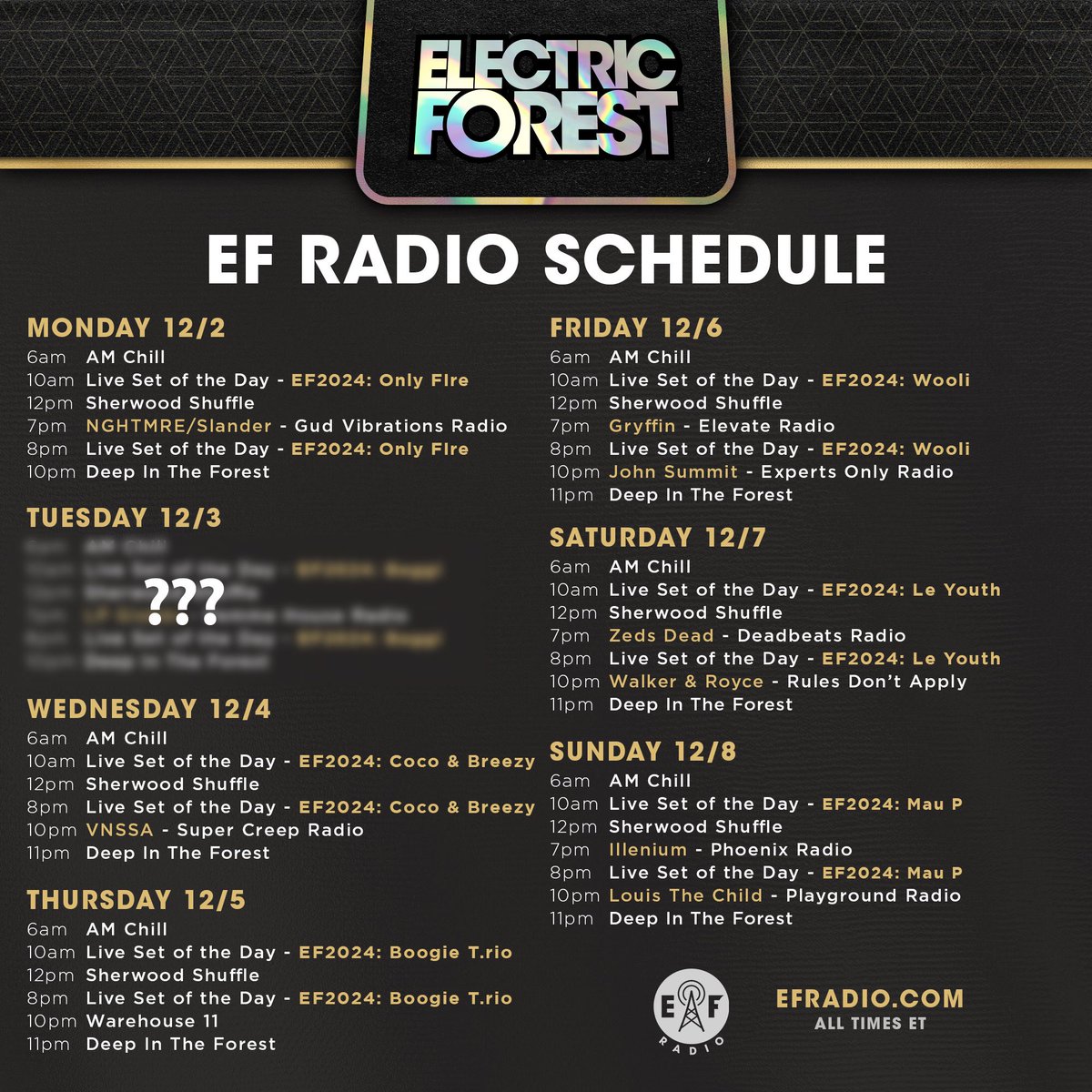 Electric Forest ⚡🌲 tweet media