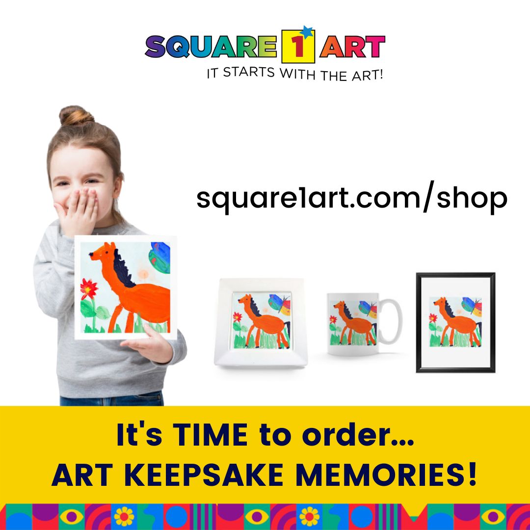 Mr. Whiteside wanted to send out a reminder about our Square 1 Art deadline! 

Parents can search for their child's work at buff.ly/3OAAoZg and the deadline to order is December 13th.
