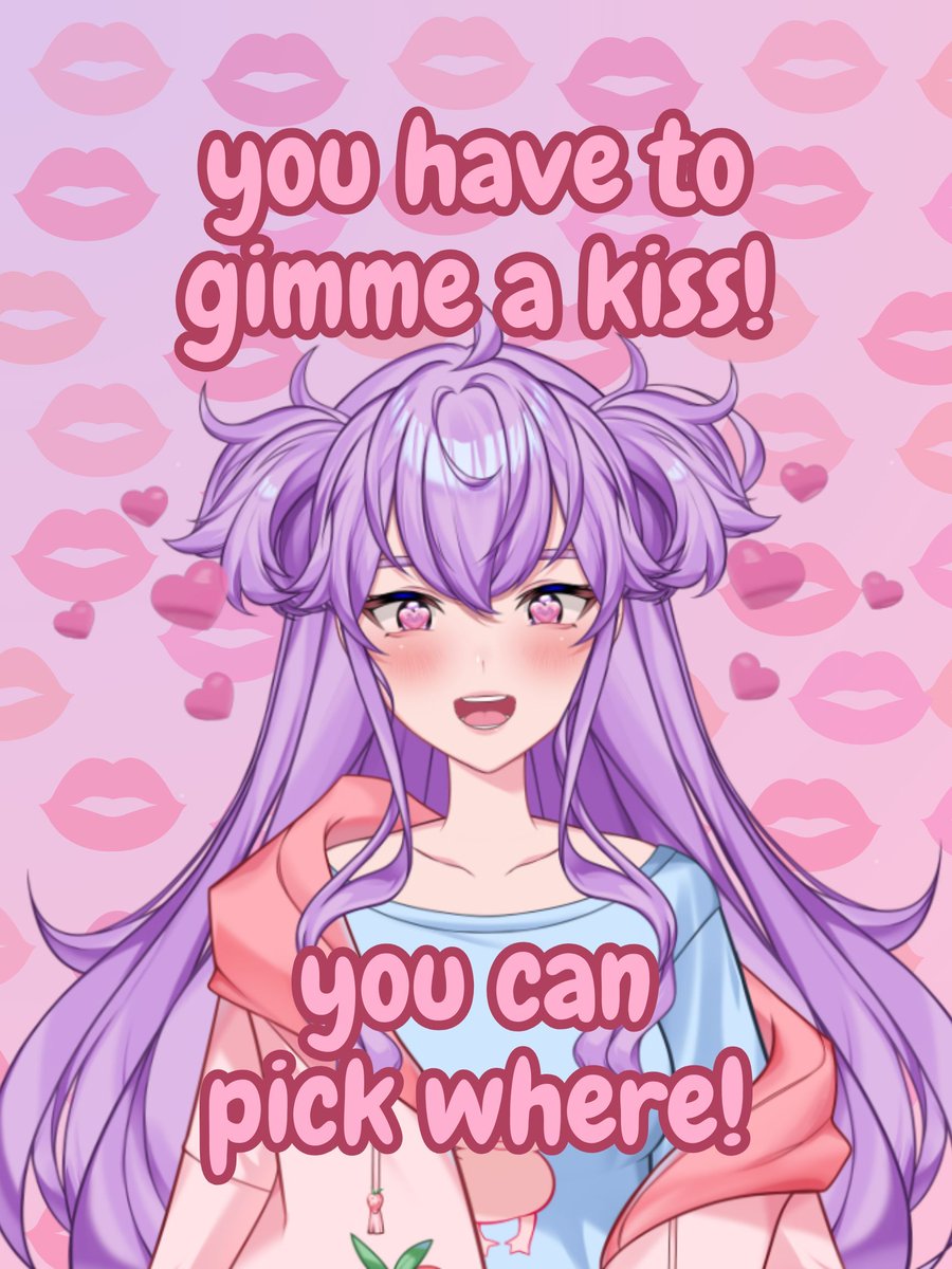 PocketTrashVT's tweet image. let’s see… forehead, cheek, lips, hand… 🤔 which would you pick?