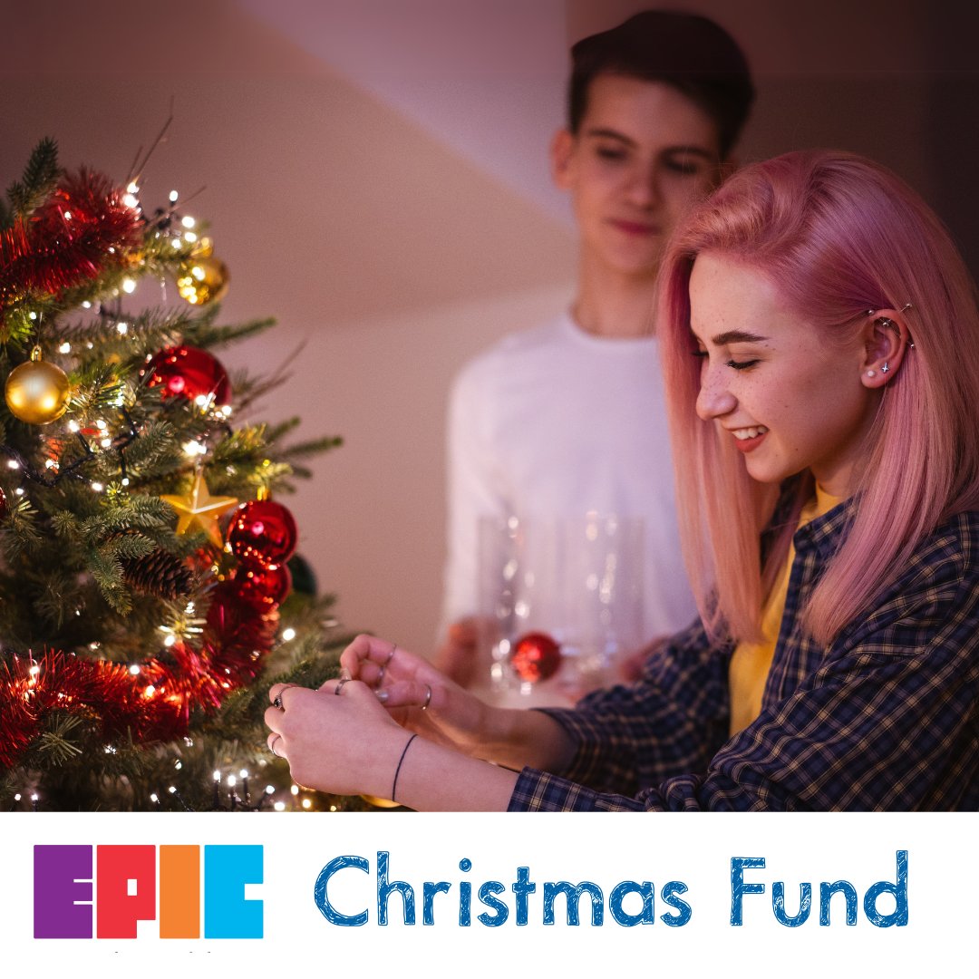 This Christmas, you can make a difference in the lives of care-experienced young people by supporting EPIC's Christmas fund 🌟

Your donation will allow us to purchase food and toy vouchers for young care-leavers and care-experienced parents.

Donate: epiconline.ie/donate/