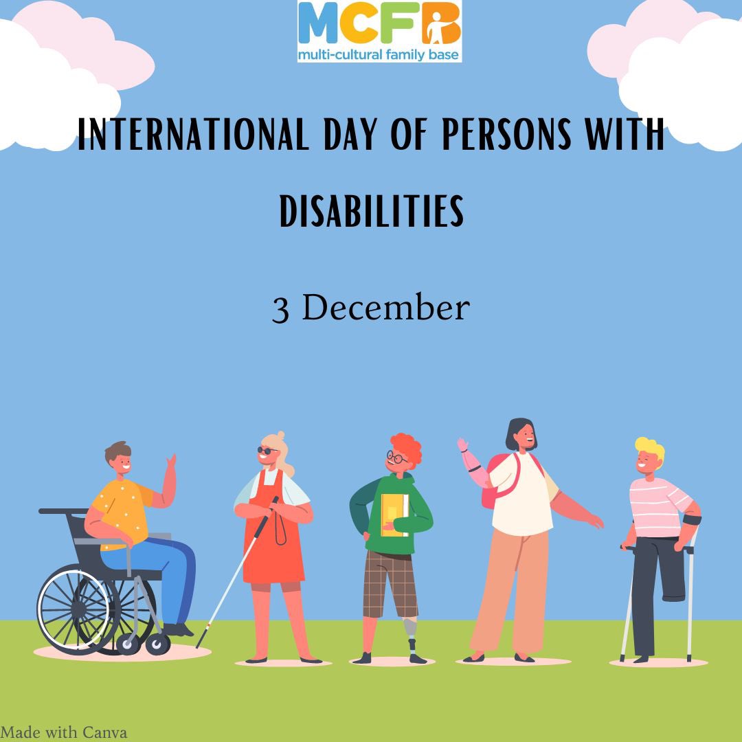 International day of persons with disability. Click here to find out more
idpwd.org