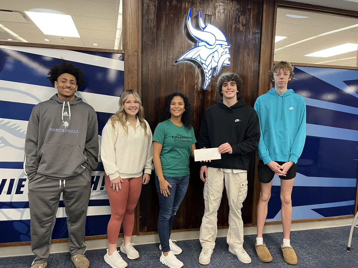 It’s Giving Tuesday and today we are honored to donate $600 to Keep Columbus Beautiful! Thank you to everyone that helped and participated in the JH dance to make this possible. We have exciting recycling updates to come!