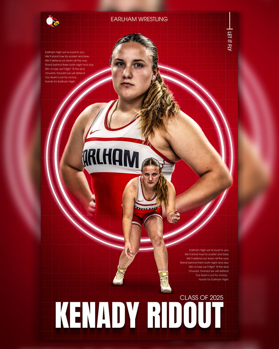 Kenady Ridout, daughter of Melody and Ryan Ridout, will go to Waldorf University to play volleyball and softball. Her favorite wrestling move is the double leg. She listens to her dad's playlist before matches. A memorable moment for Kenady was her first match where she got a pin