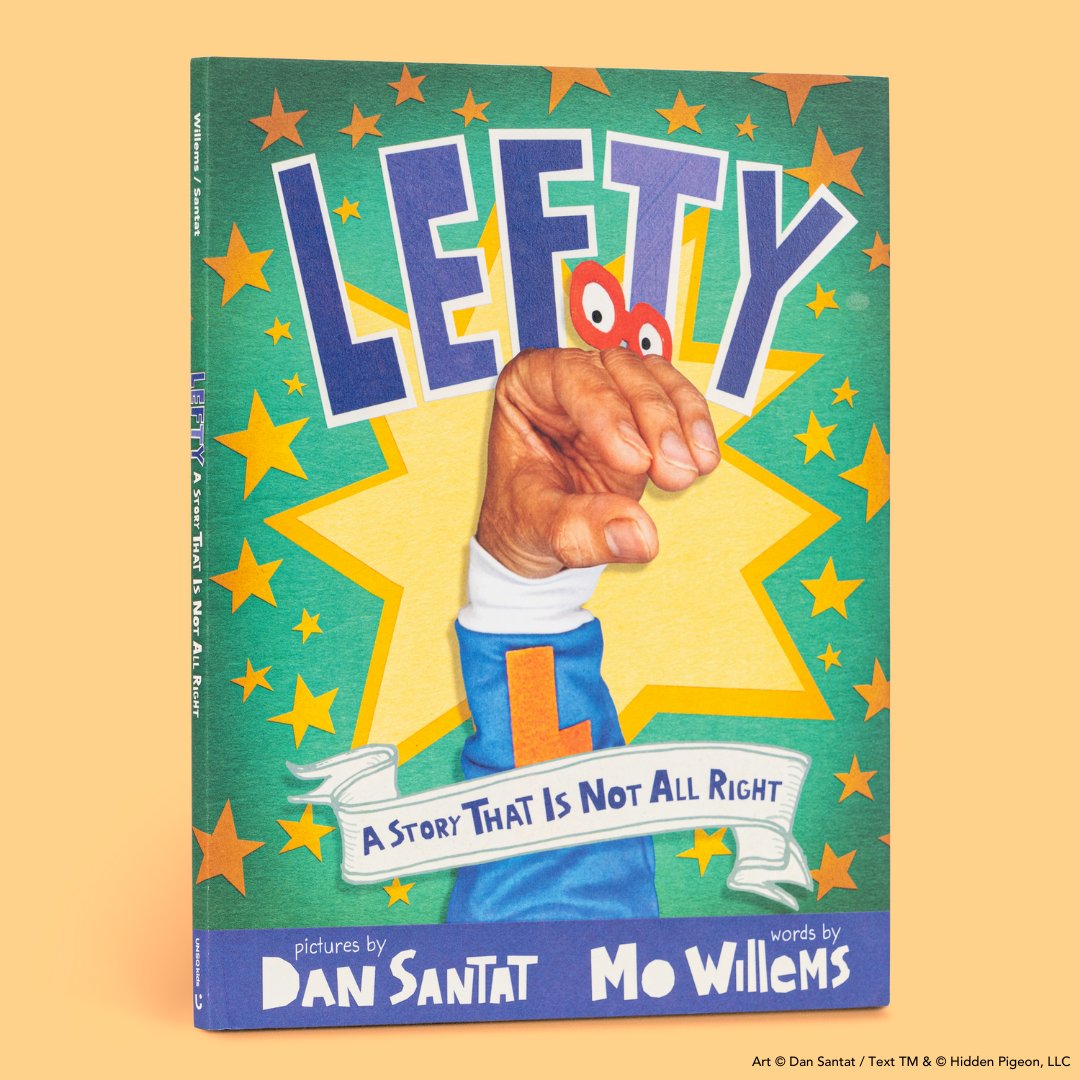 Union Square Kids (@unionsquarekids) on Twitter photo Happy #BookBirthday to LEFTY! Created by the award-winning (right and left) hands of New York Times bestselling authors Mo Willems and Dan Santat, this book ensures that no one gets left behind!
ow.ly/95jQ50UeSHL Happy #BookBirthday to LEFTY! Created by the award-winning (right and left) hands of New York Times bestselling authors Mo Willems and Dan Santat, this book ensures that no one gets left behind!
ow.ly/95jQ50UeSHL