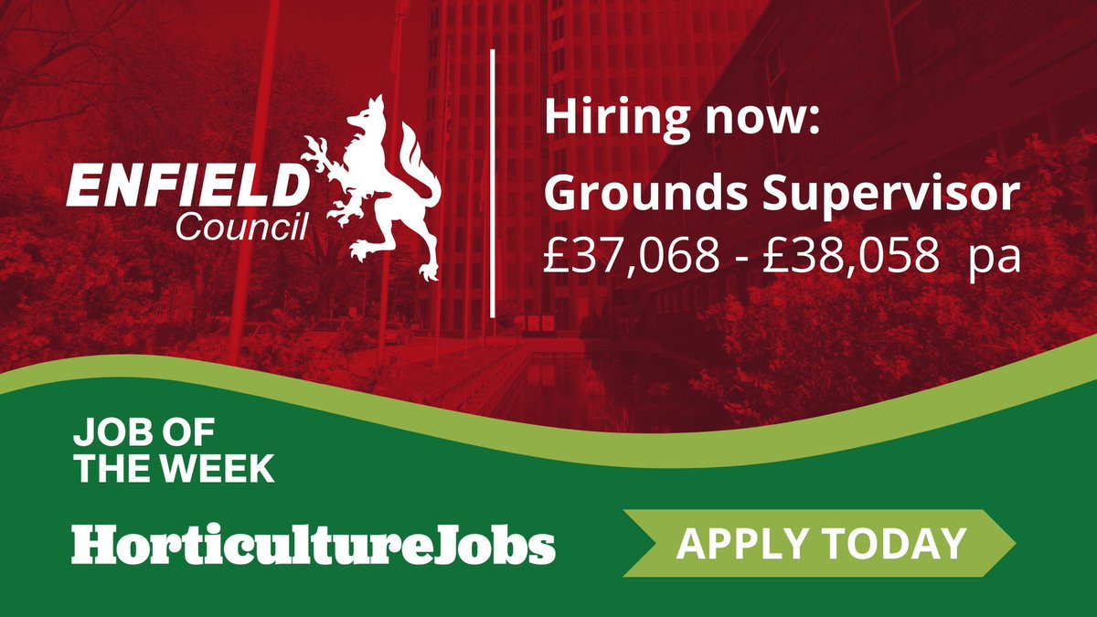 HortWeekJobs's tweet image. Job Alert: 🌳 Grounds Supervisor with @EnfieldCouncil 🔗: buff.ly/49kMVJW

Lead a frontline team managing Enfield's parks and open spaces. If you have experience in grounds maintenance, horticulture or landscaping, apply!

#HorticultureJobs #HortWeek #ParksManagement