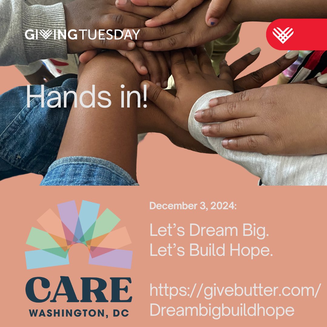 Join CARE DC and our fight for economic and social justice on this GivingTuesday.

👉🏾Learn more here: bit.ly/3B0NXOF
🙏🏾Give here:givebutter.com/Dreambigbuildh…
🎧Vibe here:youtube.com/watch?v=wcpKyp…

Help us increase community support for our community schools!